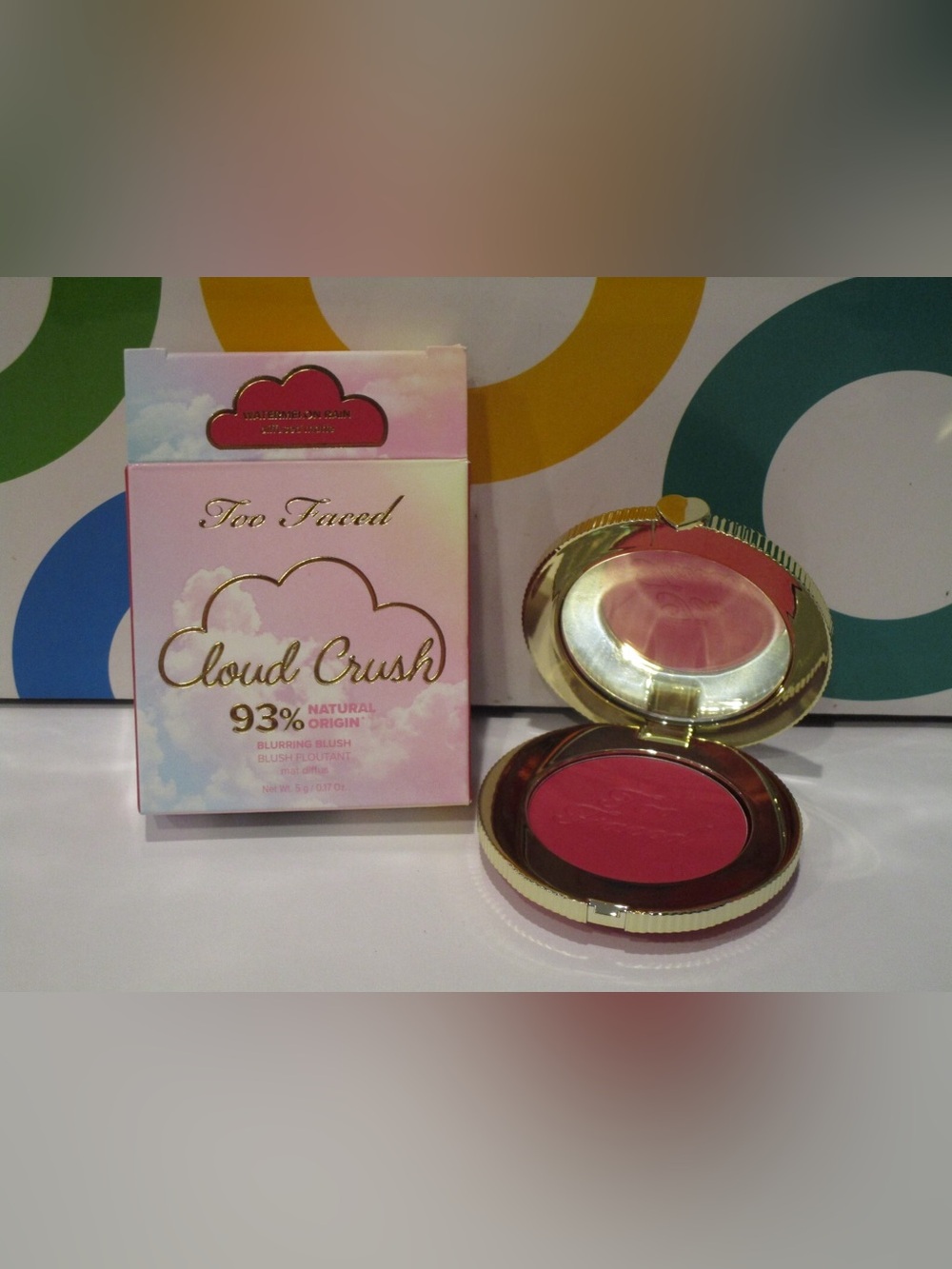 New! Too Faced Cloud Crush Blurring Blush WATERMELON RAIN